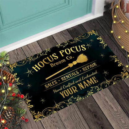 Witch Hocus Pocus Personalized Doormat