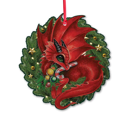 Cute Dragon - Dragon Ornament (Printed On Both Sides) 1022