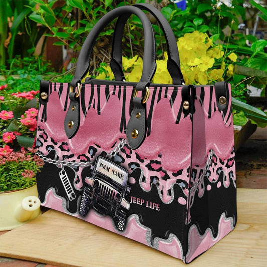 Wild Life - Personalized Car Leather Handbag