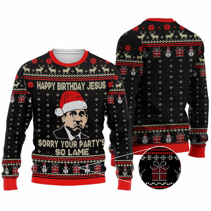 Happy Birthday Jesus - Christmas Sweater