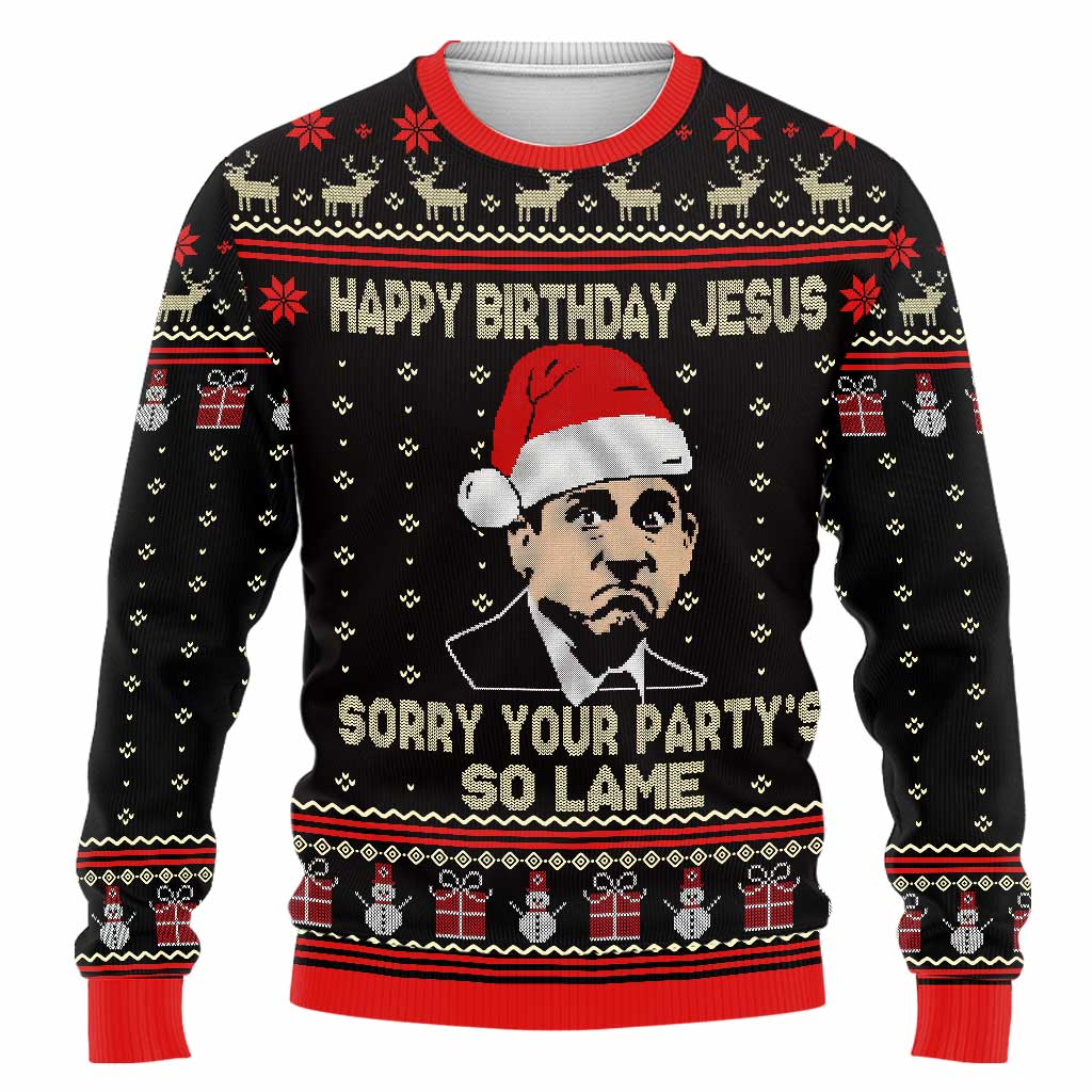 Happy Birthday Jesus - Christmas Sweater