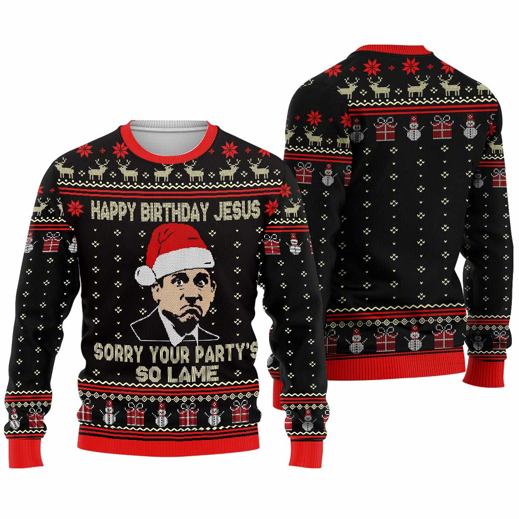 Happy Birthday Jesus - Christmas Sweater