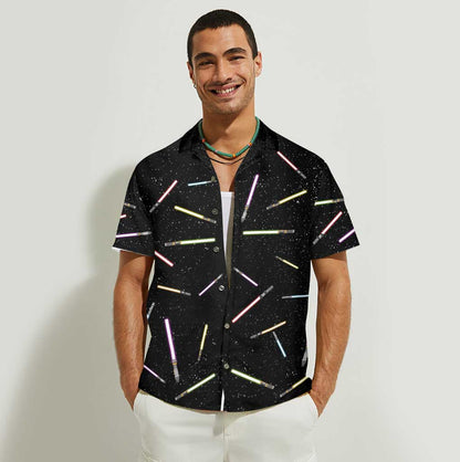 Best Dad In The Galaxy - Personalized Father's Day Hawaiian Shirt