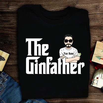 The Gin Father - Personalized Father's Day T-shirt and Hoodie