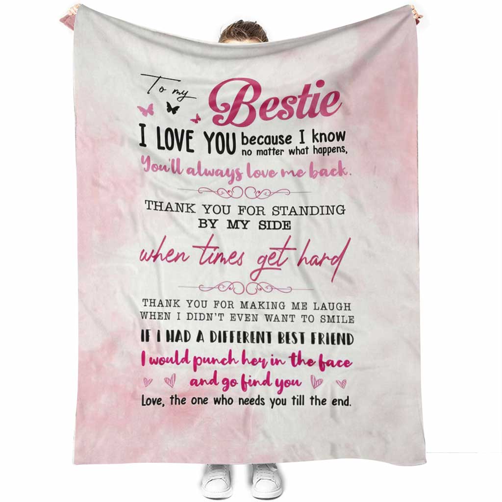 To My Bestie - Sister Blanket 082021