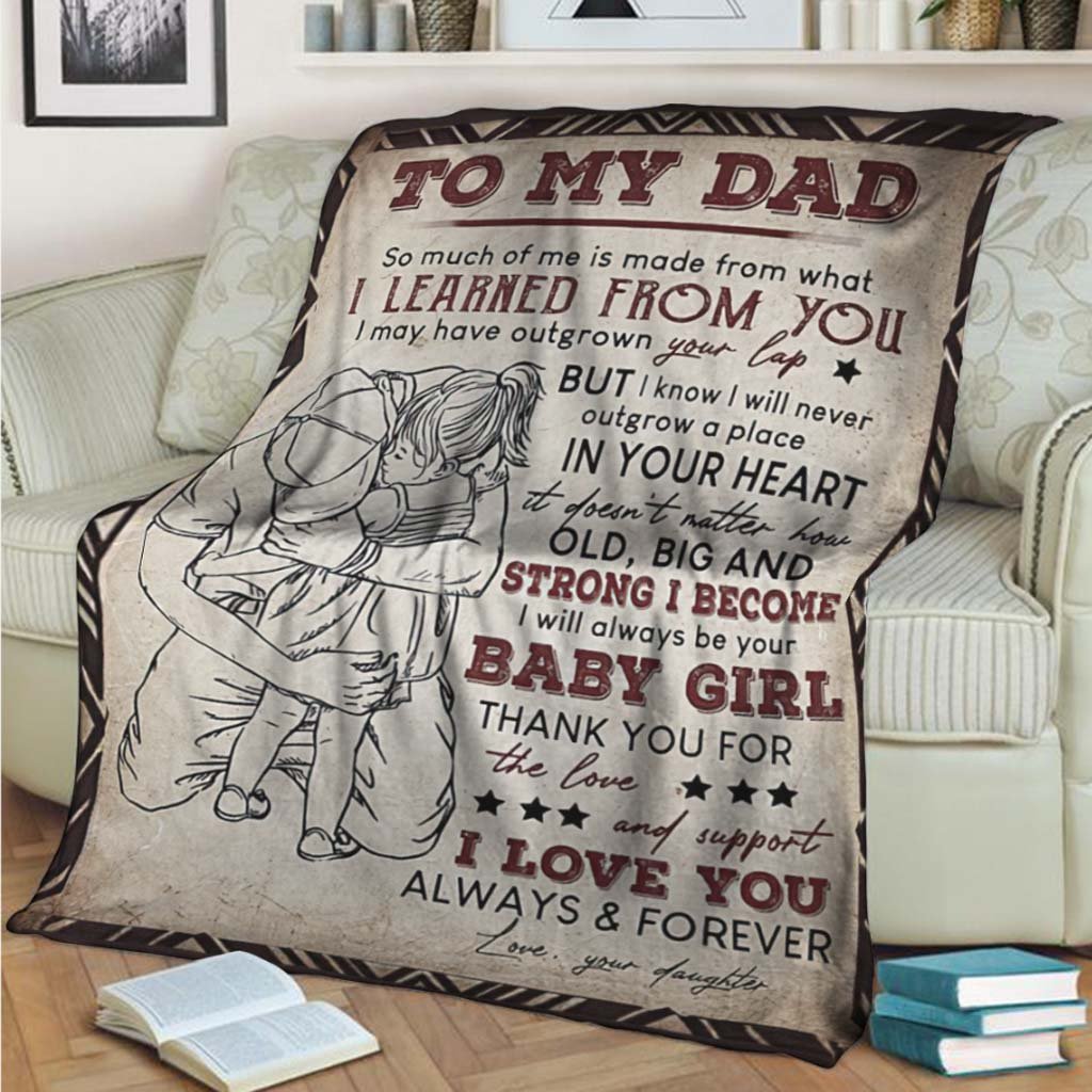 To My Dad - Father Blanket 082021