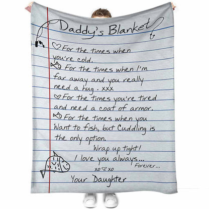 Daddy's Blanket - Father Blanket 082021