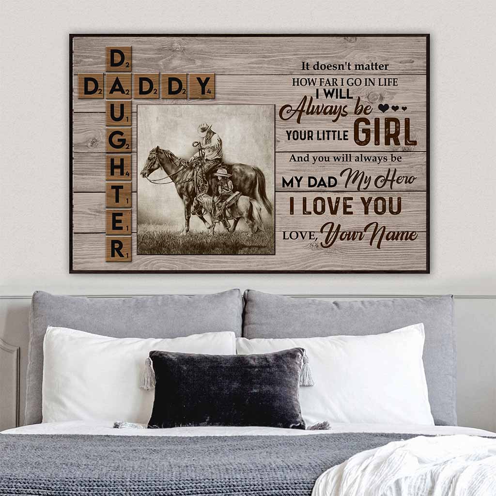 Your Little Girl - Horse Personalized Poster