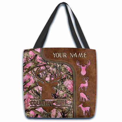 Country Girl - Hunting Personalized  Tote Bag