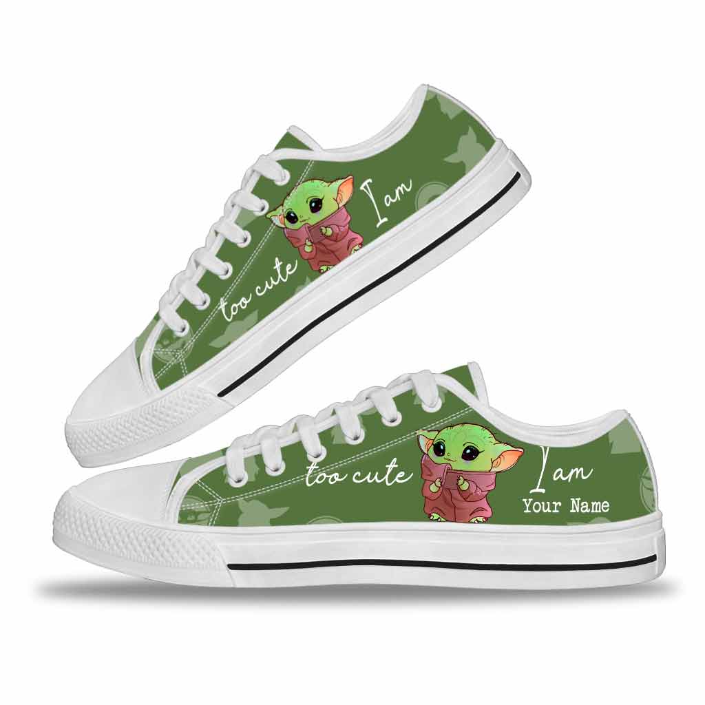 Too Cute I Am - Personalized The Force Low Top Shoes