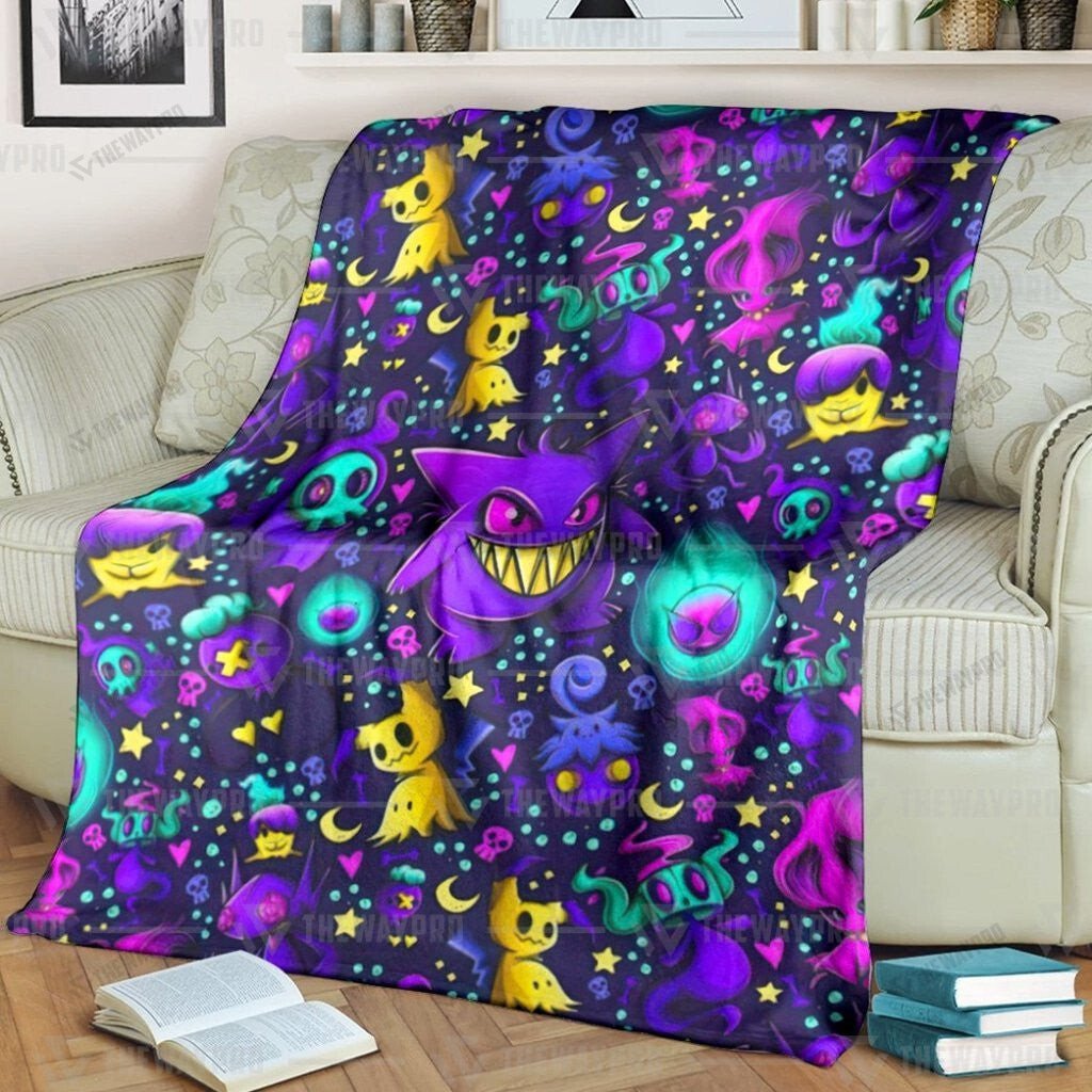 Dark Type Monster Trainer Blanket 0224