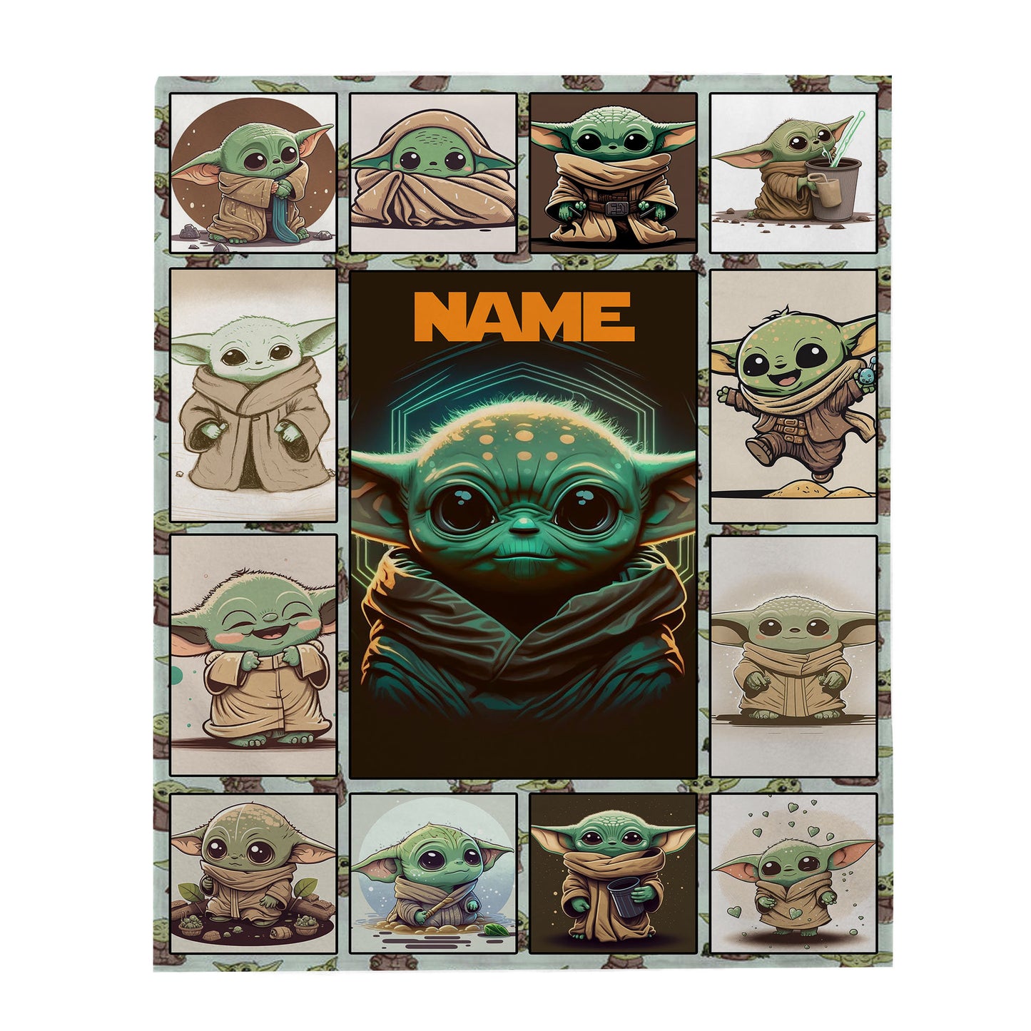 Cute Baby Personalized The Force Blanket 0523