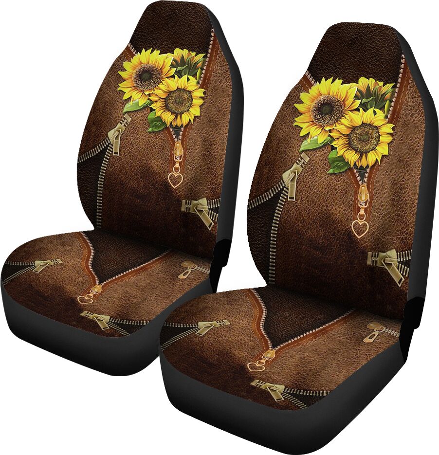 Vintage Sunflower Sunflower Seat Covers 0622