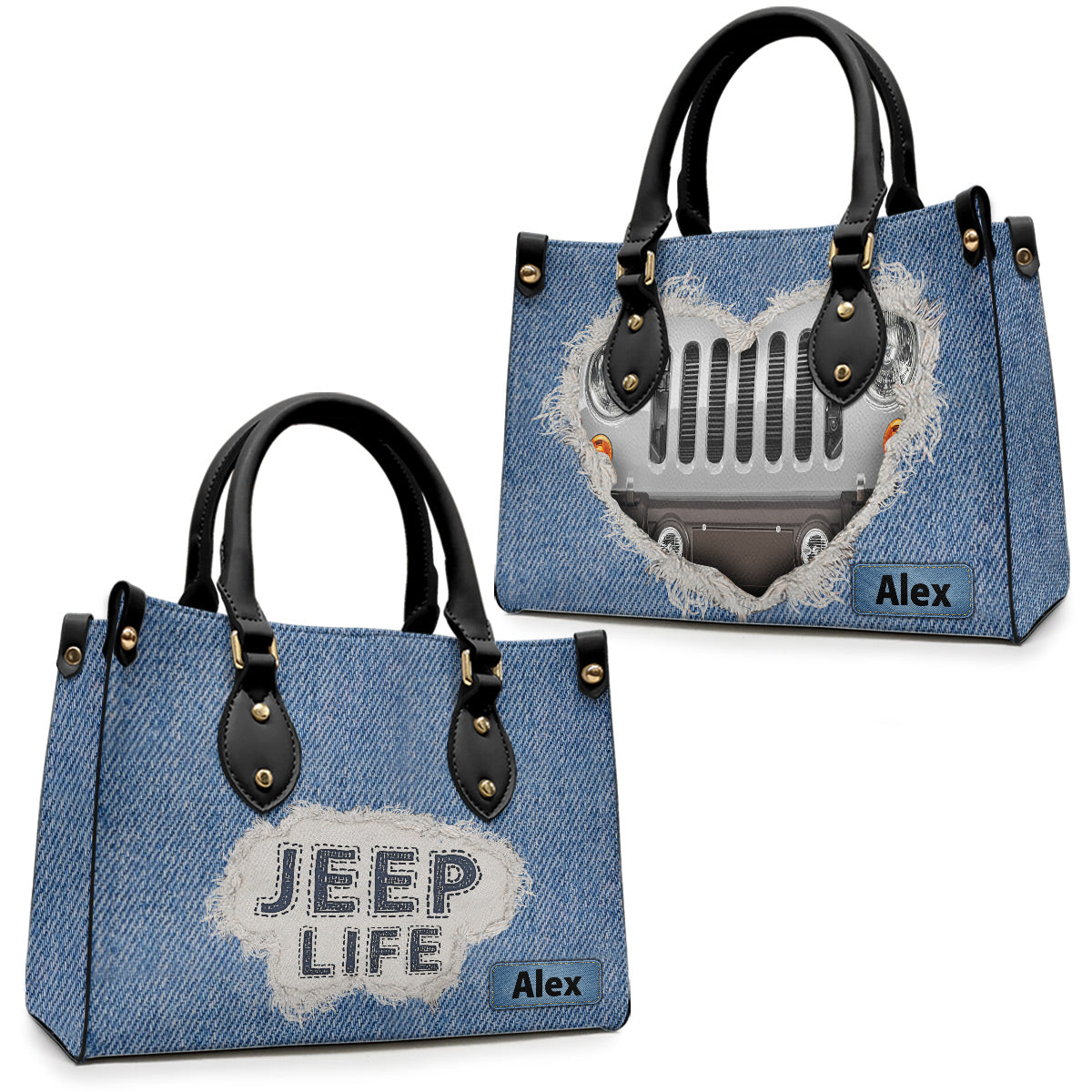 Wild Life - Personalized Car Leather Handbag