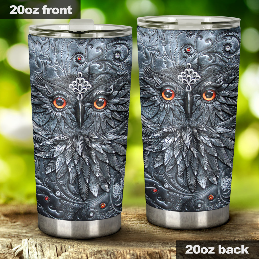 Celtic Owl Owl Tumbler 0622