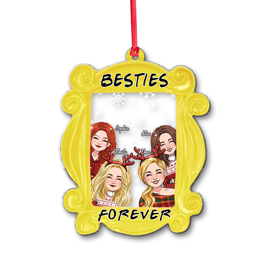 Besties Forever - Personalized Bestie One-sided Ornament