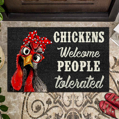 Chickens Welcome Doormat