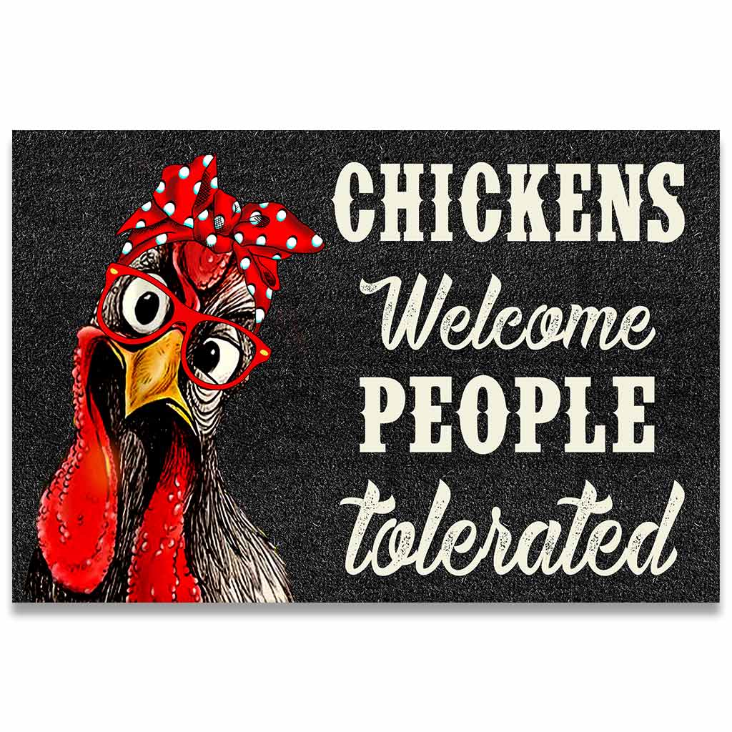 Chickens Welcome Doormat