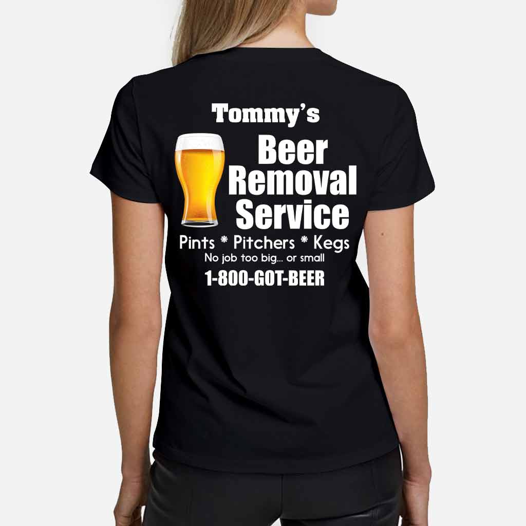 Beer Removal - Personalized T-shirt And Hoodie 0821