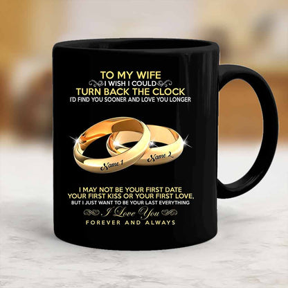 Turn Back The Clock Find You Sooner - Family Personalized Mug 062021