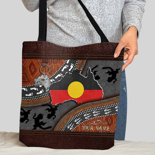 Aboriginal Australian Personalized Tote Bag