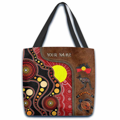 Aboriginal Australian Personalized Tote Bag