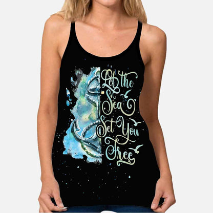 Blue Waves - Cruise Cross Tank Top