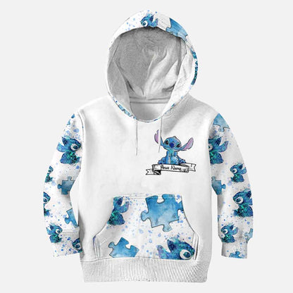 Be You The World Will Adjust - Personalized Autism Awareness Hoodie And Leggings