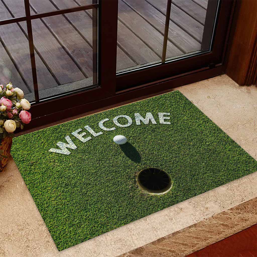 Welcome - Golf Doormat With 3D Pattern Print