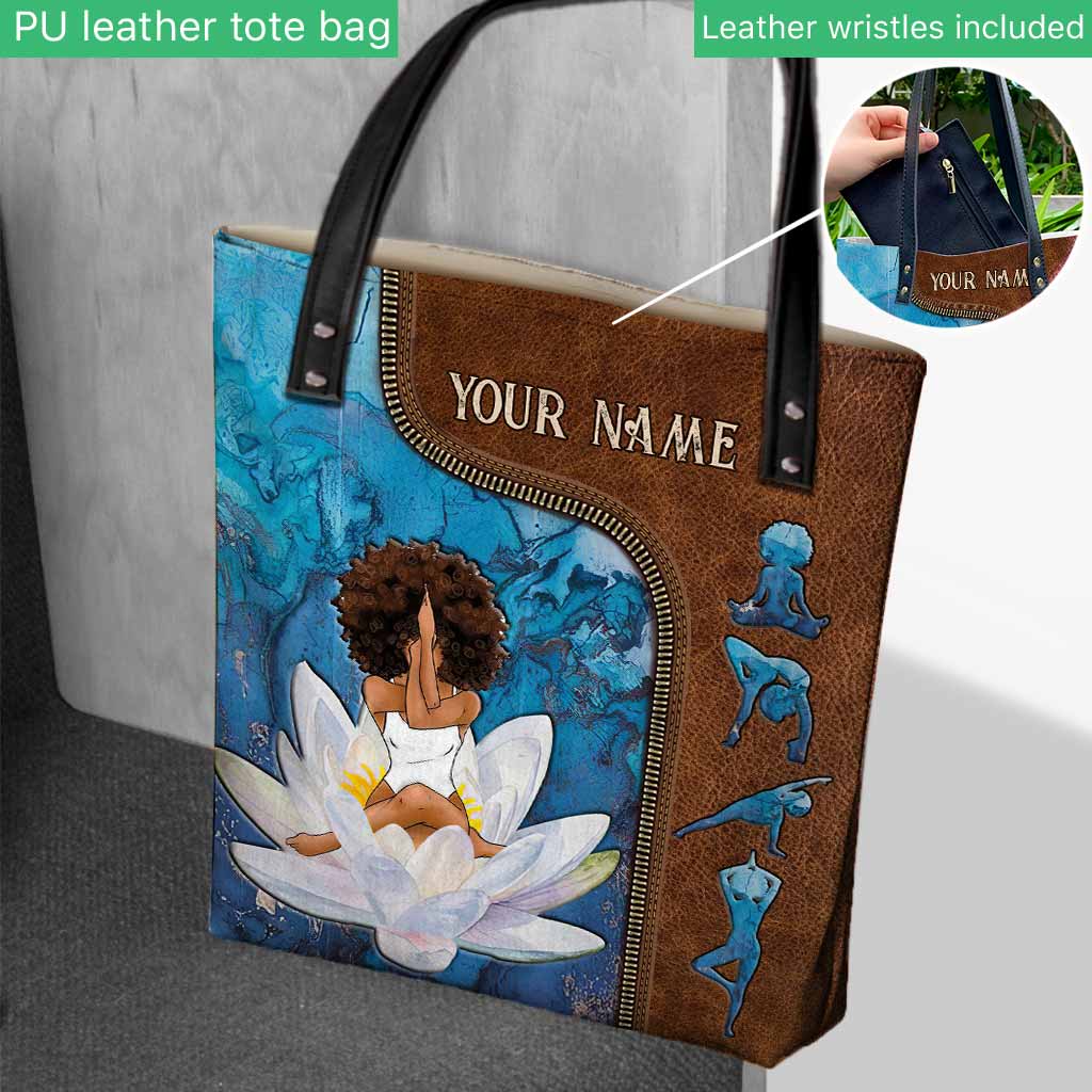 Yoga Personalized Tote Bag