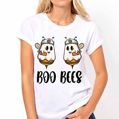 Boo Bees Halloween  - Nurse T-shirt And Hoodie 082021