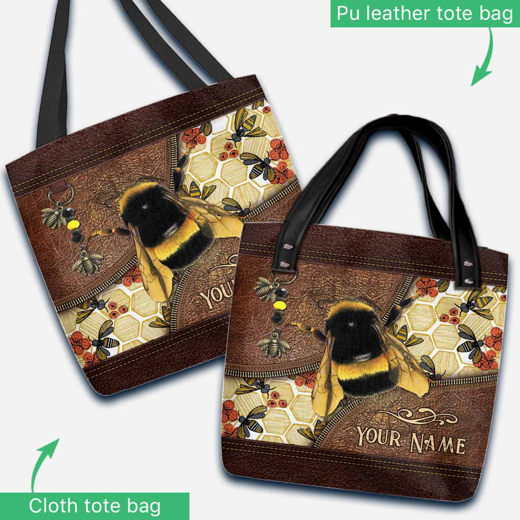 Bee Personalized  Tote Bag