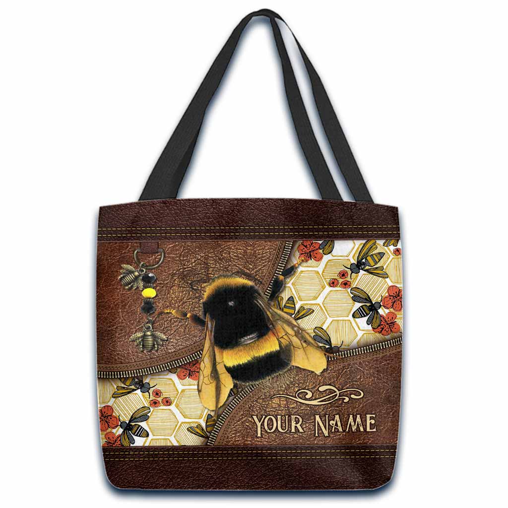 Bee Personalized  Tote Bag