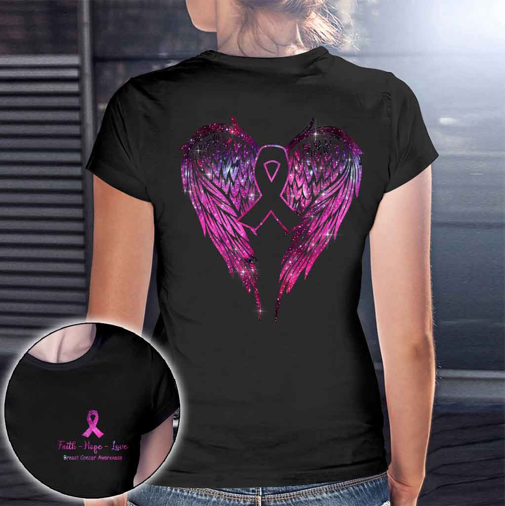 Wings - Breast Cancer Awareness T-shirt And Hoodie 072021