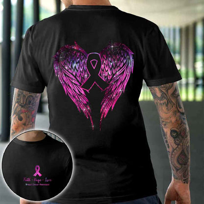 Wings - Breast Cancer Awareness T-shirt And Hoodie 072021