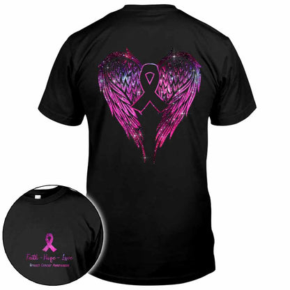 Wings - Breast Cancer Awareness T-shirt And Hoodie 072021