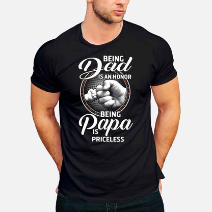 Being Papa - Grandpa T-shirt And Hoodie 062021