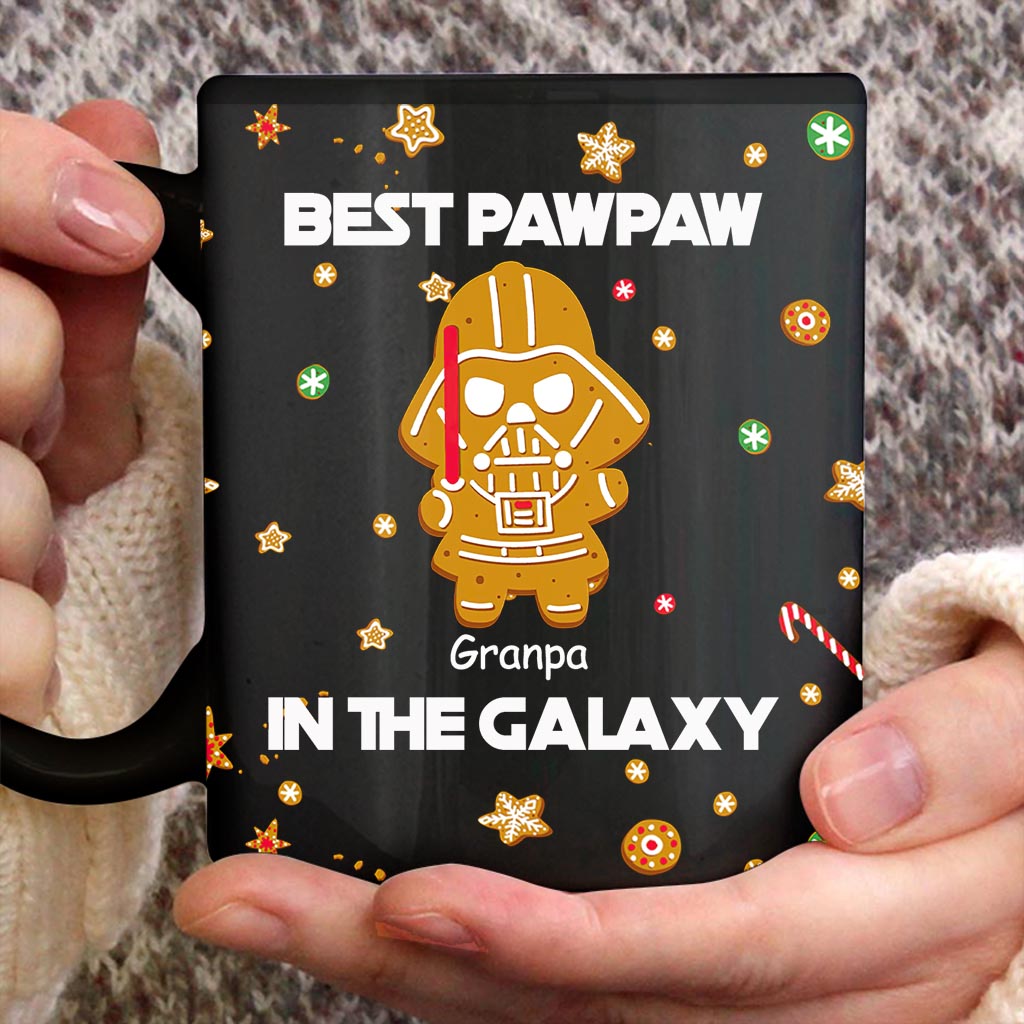 Best Pawpaw In The Galaxy - Personalized Christmas Grandpa Mug