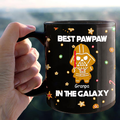 Best Pawpaw In The Galaxy - Personalized Christmas Grandpa Mug