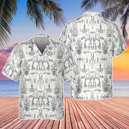 Blueprint The Force Hawaiian Shirt 0523