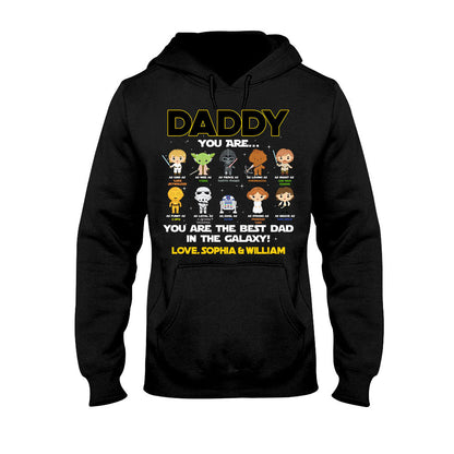 Daddy You Are - Personalized Father's Day The Force T-shirt and Hoodie