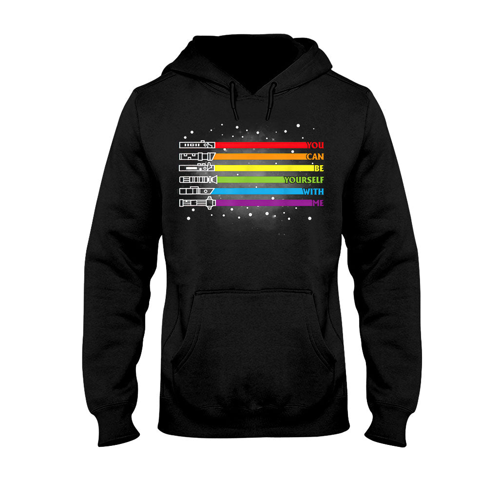 You Can Be Yourself With Me - LGBT Support T-shirt and Hoodie