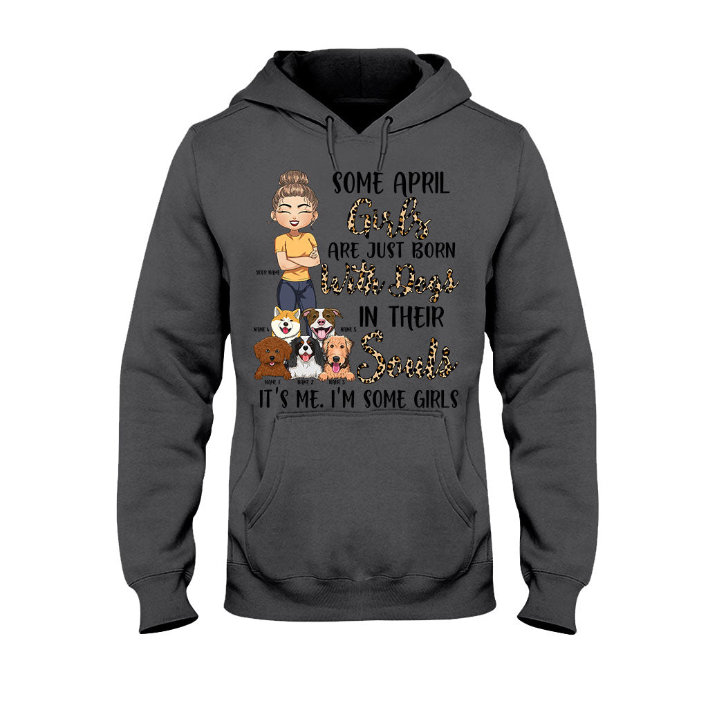 Born With Dogs In My Soul - Personalized Dog T-shirt and Hoodie