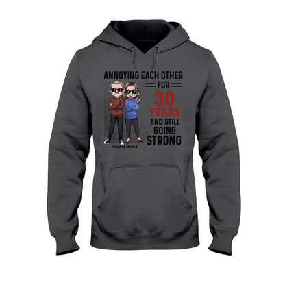 Annoying Each Other - Personalized Couple T-shirt and Hoodie