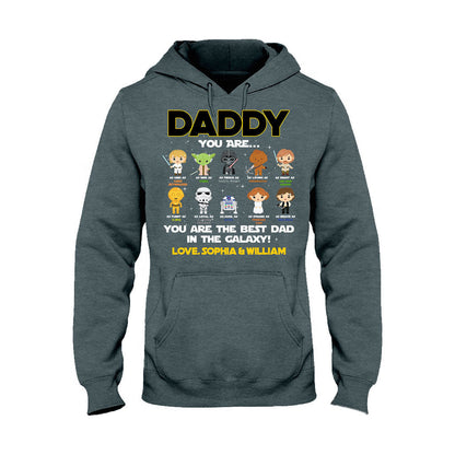 Daddy You Are - Personalized Father's Day The Force T-shirt and Hoodie