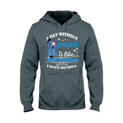 A Day Without Blue Soft Drink T-shirt and Hoodie