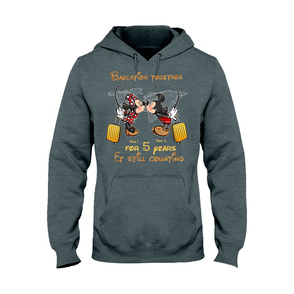 Baecation Together - Personalized Couple Travelling T-shirt and Hoodie