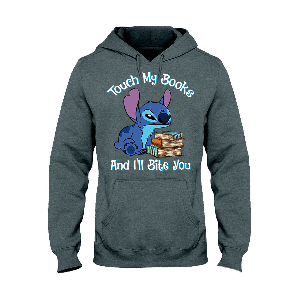 Touch My Books And I'll Bite You -Book T-shirt and Hoodie