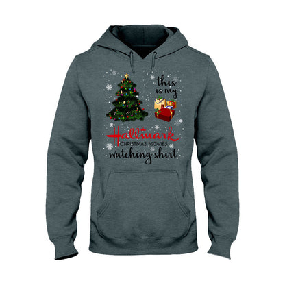 This Is My Hallmark Christmas Movies Watching  - Personalized Christmas T-shirt and Hoodie