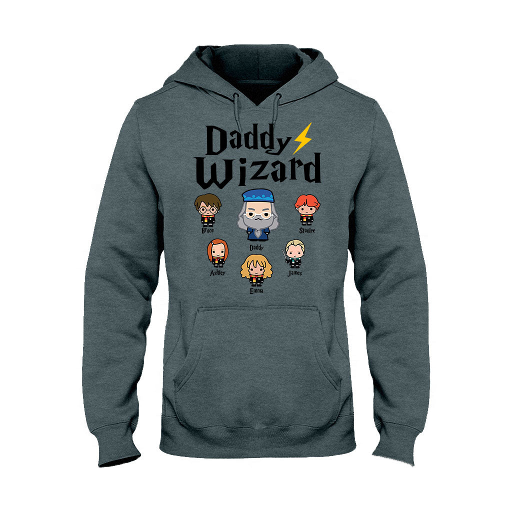 Daddy Wizard - Personalized The Magic World T-shirt and Hoodie